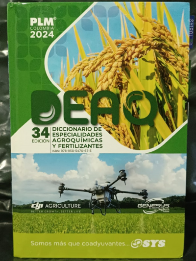 Libro: PLM AGROQUIMICO 2024. DEAQ DICCIONARIO DE ESPECIALIDADES AGROQUÍMICAS Y FERTILIZANTES. EDICIÓN 34/2024