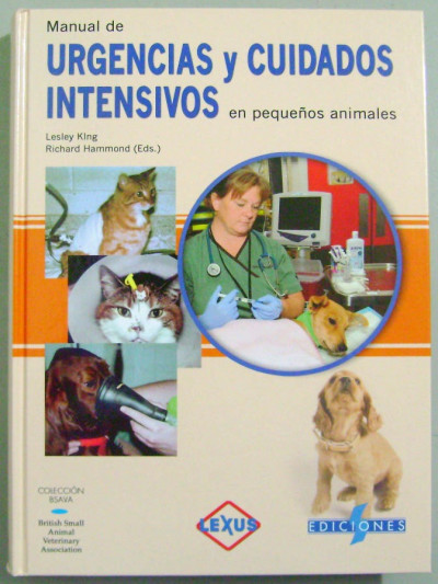 Libro: Manual de urgencias y cuidados intensivos en pequeños animales