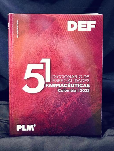 Libro: Diccionario de Especialidades Farmacéuticas. DEF 2023. Edición 51. Colombia