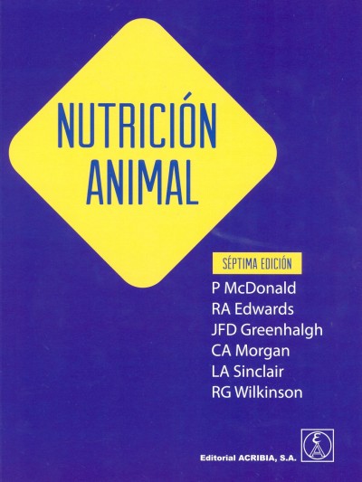 Libro: Nutricion Animal 7°a Edición