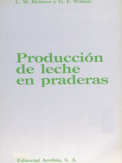 Libro: Producción de leche en praderas