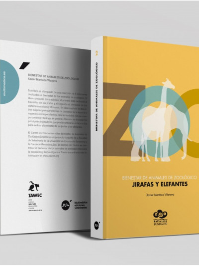 Libro: Bienestar en animales de zoologico; jirafas y elefantes