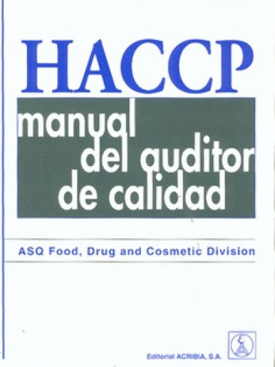 Libro: Haccp: manual del auditor de calidad